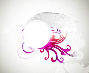 Abstract background with milk splash