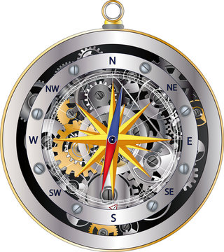 Mechanical compass