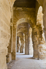 Roman Colosseum in Tunisia