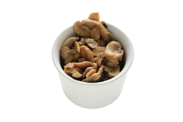 mushrooms in a small bowl