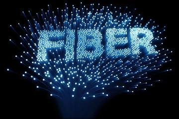 Poster Fiber optic - fiber © zentilia