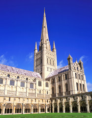 Fototapeta na wymiar Norwich Cathedral