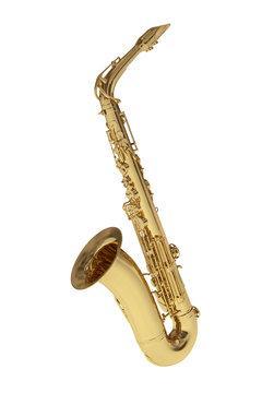 golden saxophone