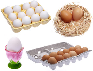 Variety of Eggs