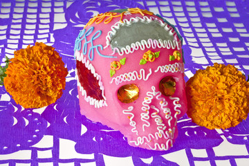 Calavera de az&uacute;car