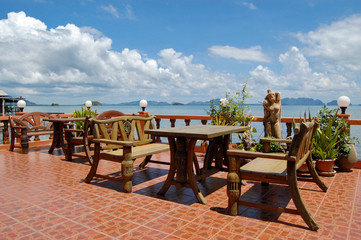 Beachfront restaurant