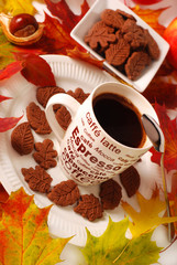 autumn coffee and cakes