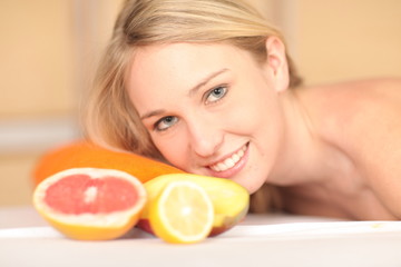 Frucht Massage Portrait