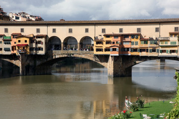 Fototapeta na wymiar The Ponte Vecchio,Florence