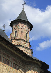 Fototapeta na wymiar Wieża Neamt klasztorze, Mołdawii, Rumunii