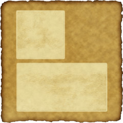 vintage scrapbook old paper with frames