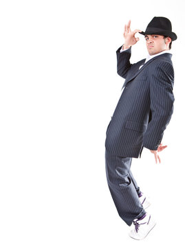 Showing MJ dance moves