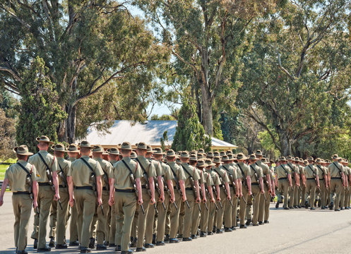 Australian  Soldiers  Training NSW Australia