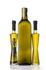 Olive oil bottles