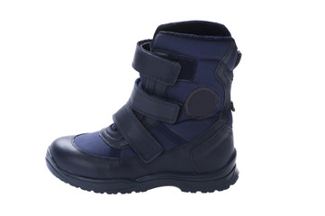 winter shoes close up