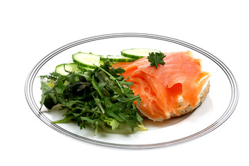 Smoked Salad Bagel