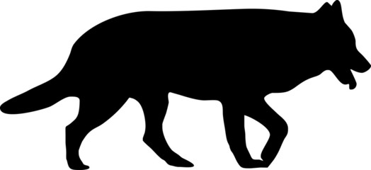 dog silhouette