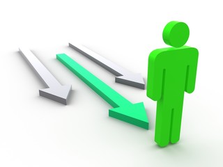 Silhouettes of people