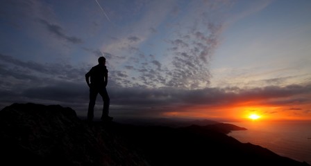 Sunset on Mount Jaizkibel, Gipuzkoa, Euskadi