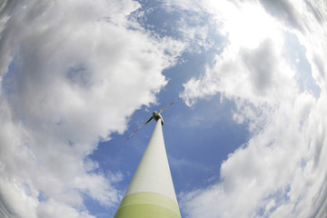 windrad zur erzeugung elektrischer energie