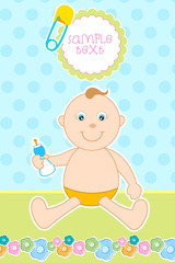 baby arrival card