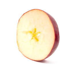 chopped red apple slices