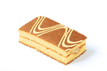 Kuchen mit Cremefüllung