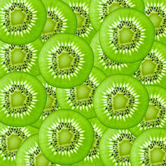 Green Kiwi fruit background