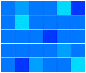 blue tiles for the bathroom illustration