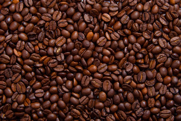 Coffee beans background