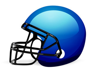 Football Helmet on white