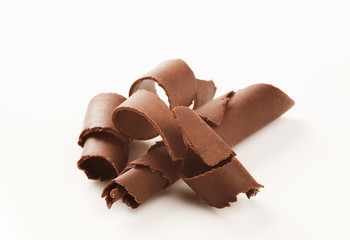 Chocolate curls
