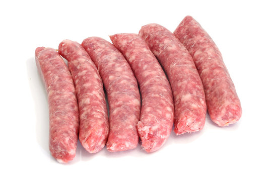 pork meat sausages