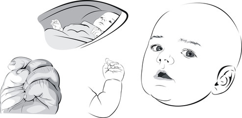 little baby sketches