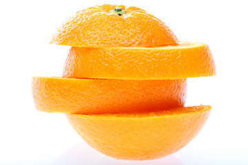 Fototapeta na wymiar Sliced Orange