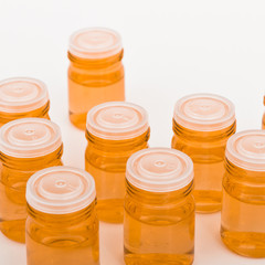 glass containers with concentrated antioxidant