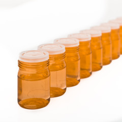 glass containers with concentrated antioxidant