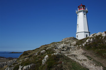 Fototapeta na wymiar Lighthouse at Louisbourg