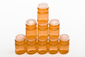 glass containers with concentrated antioxidant