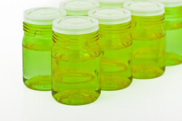 glass containers with concentrated antioxidant