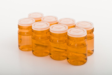 glass containers with concentrated antioxidant