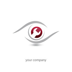 logo entreprise, logo oeil outil