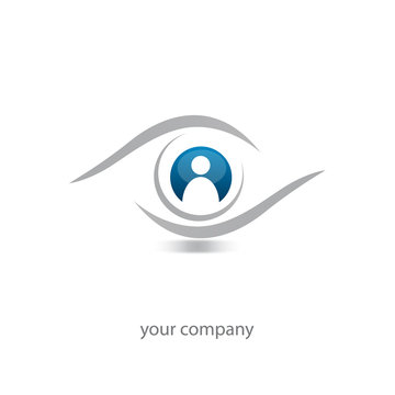 logo entreprise, logo oeil