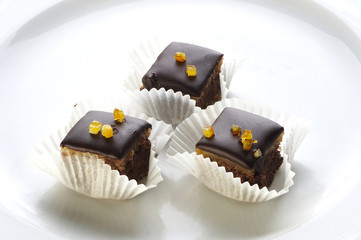 Different sort of small home made sweet cakes