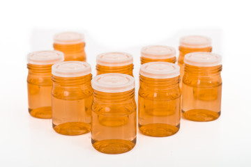 glass containers with concentrated antioxidant