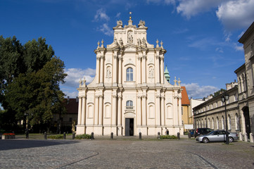 Fototapeta na wymiar kościół - Warszawa