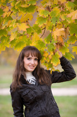 Beautiful girl in the park