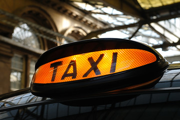 Taxi at the Station