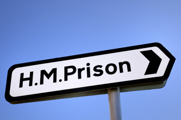 HM Prison Sign - 27086114