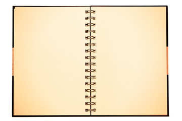 Face notebook for background and text